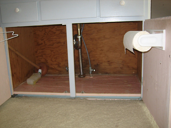 1956 Plywood vanity