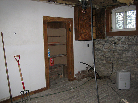 Summer Kitchen cabinet with dumbwaiter