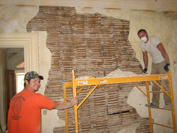 East wall of dining room 2010